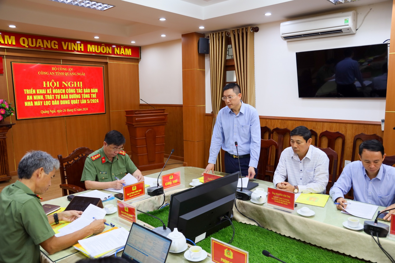 Đảm bảo an ninh tuyệt đối cho bảo dưỡng tổng thể lần 5 NMLD Dung Quất Đảm bảo an ninh tuyệt đối cho bảo dưỡng tổng thể lần 5 NMLD Dung Quất