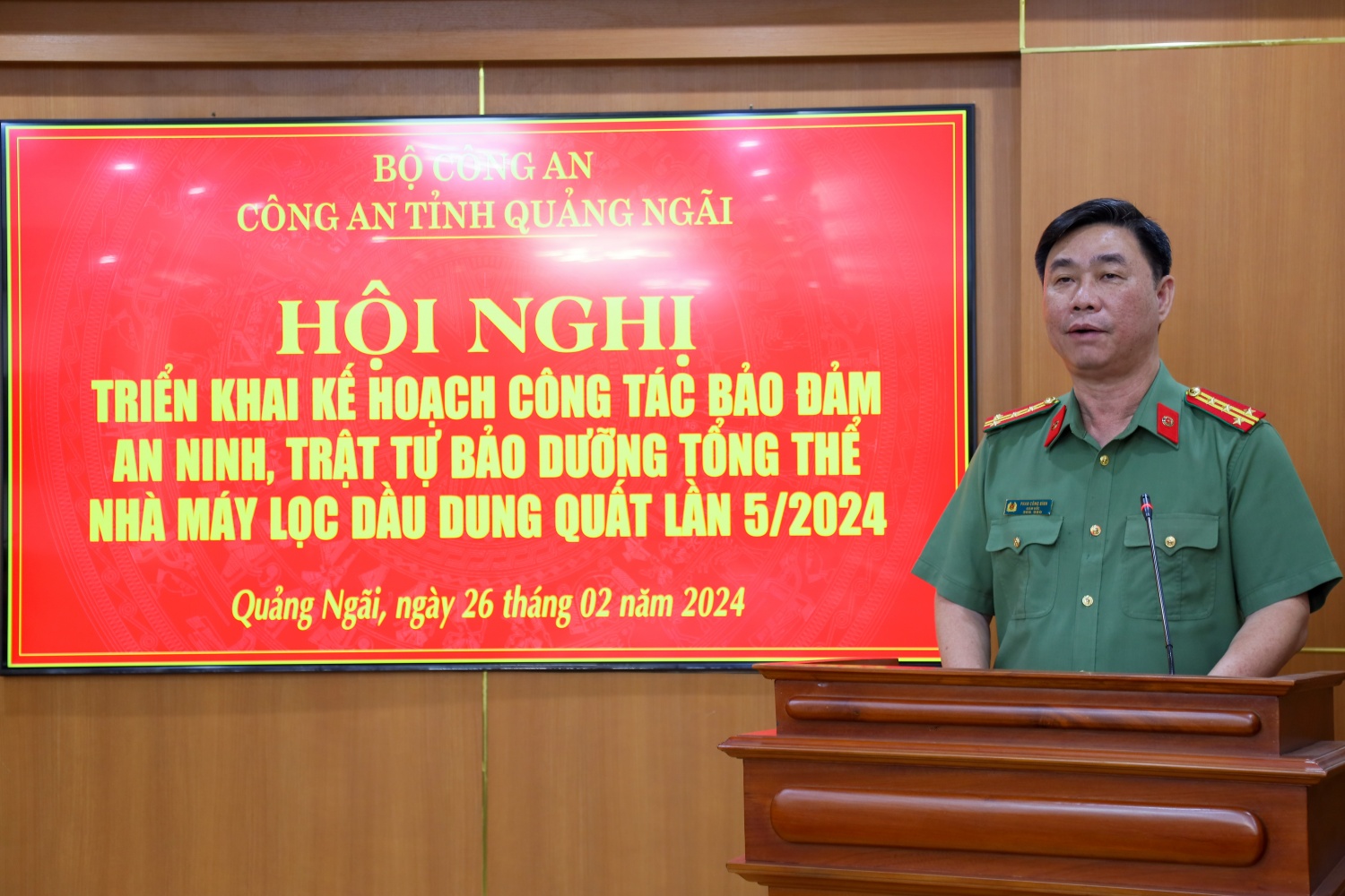 Đảm bảo an ninh tuyệt đối cho bảo dưỡng tổng thể lần 5 NMLD Dung Quất Đảm bảo an ninh tuyệt đối cho bảo dưỡng tổng thể lần 5 NMLD Dung Quất