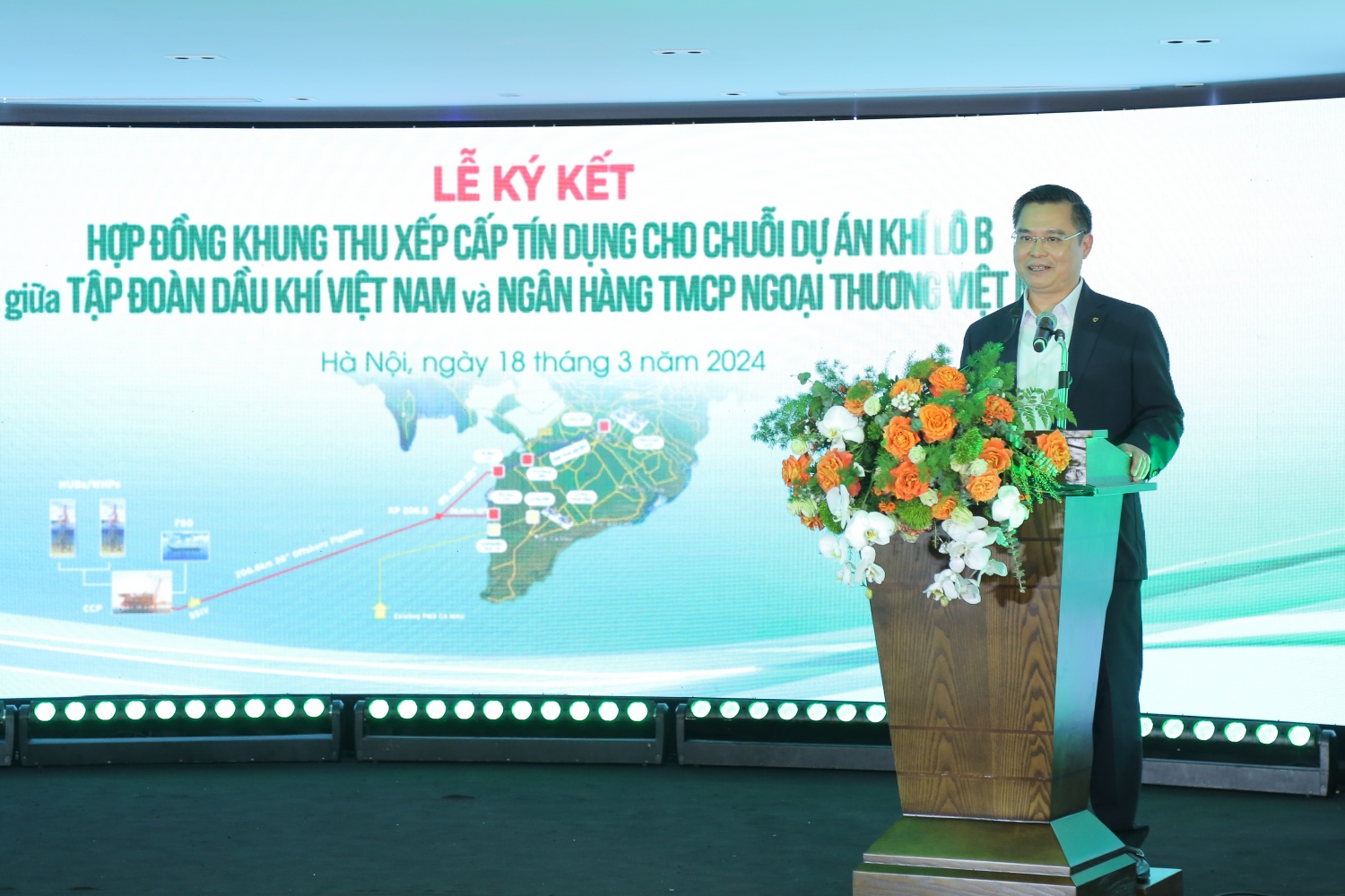 Petrovietnam và Vietcombank ký kết hợp đồng khung thu xếp cấp tín dụng cho chuỗi dự án khí điện Lô B Petrovietnam và Vietcombank ký kết hợp đồng khung thu xếp cấp tín dụng cho chuỗi dự án khí điện Lô B