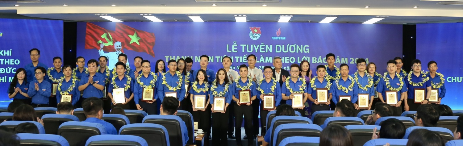 Tập đoàn Dầu khí Việt Nam tuyên dương Thanh niên tiên tiến làm theo lời Bác Tập đoàn Dầu khí Việt Nam tuyên dương Thanh niên tiên tiến làm theo lời Bác