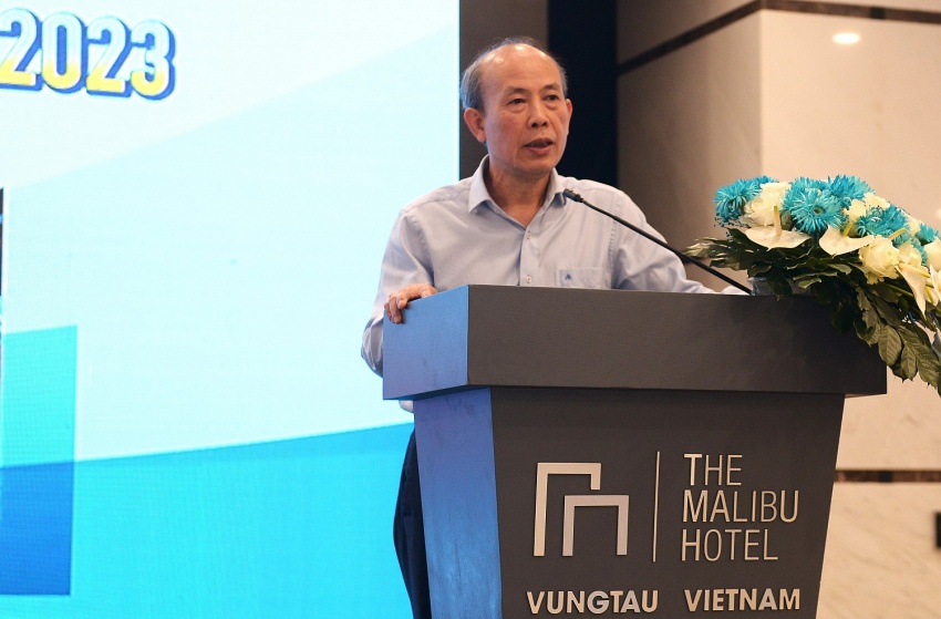 Ông Lê Hồng Thái - Trưởng Ban CN - AT & MT Petrovietnam phát biểu chỉ đạo. Ông Lê Hồng Thái - Trưởng Ban CN - AT & MT Petrovietnam phát biểu chỉ đạo.