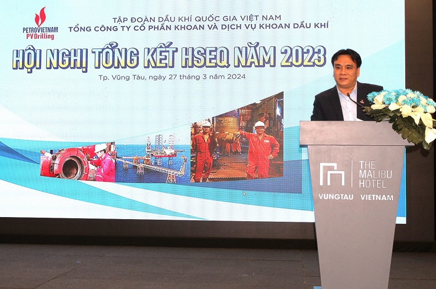Ông Nguyễn Xuân Cường - Bí thư Đảng ủy, Tổng giám đốc PV Drilling phát biểu chỉ đạo. Ông Nguyễn Xuân Cường - Bí thư Đảng ủy, Tổng giám đốc PV Drilling phát biểu chỉ đạo.
