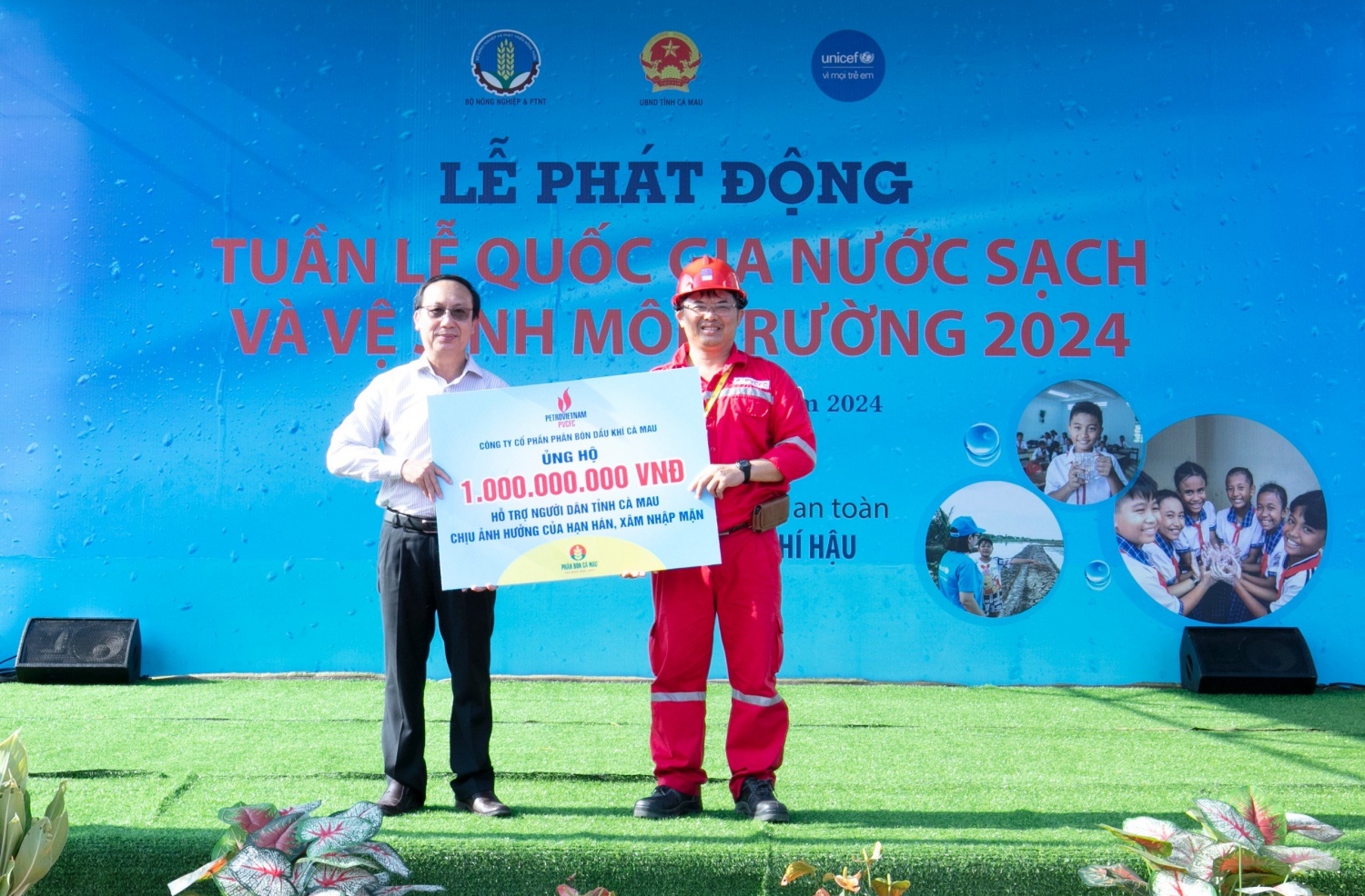 Phân bón Cà Mau hết lòng vì bà con nông dân vùng hạn mặn”