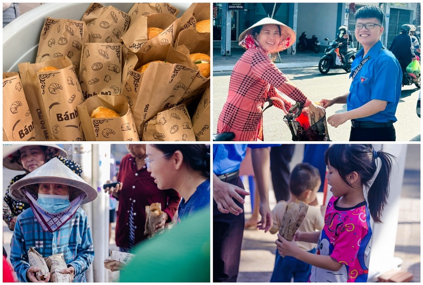 “Bánh mì và Nồi cháo tử tế 0 đồng” của Đoàn Thanh niên PTSC Marine “Bánh mì và Nồi cháo tử tế 0 đồng” của Đoàn Thanh niên PTSC Marine