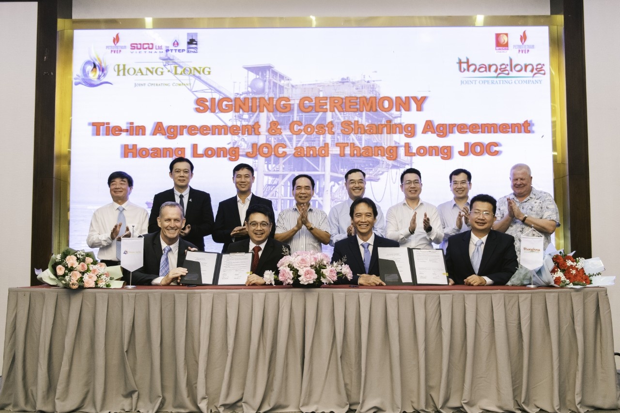Hoàng Long JOC và Thăng Long JOC tiếp tục ký kết thỏa thuận kết nối mỏ”