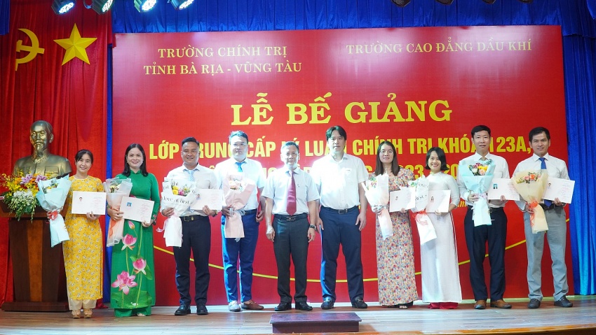 Bế giảng và trao bằng tốt nghiệp Lớp Trung cấp Lý luận Chính trị K123A khóa học 2023-2024 Bế giảng và trao bằng tốt nghiệp lớp Trung cấp Lý luận chính trị K123A, khóa học 2023-2024