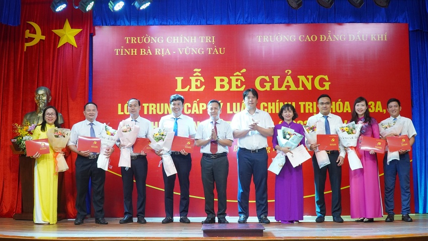 Bế giảng và trao bằng tốt nghiệp Lớp Trung cấp Lý luận Chính trị K123A khóa học 2023-2024 Bế giảng và trao bằng tốt nghiệp lớp Trung cấp Lý luận chính trị K123A, khóa học 2023-2024