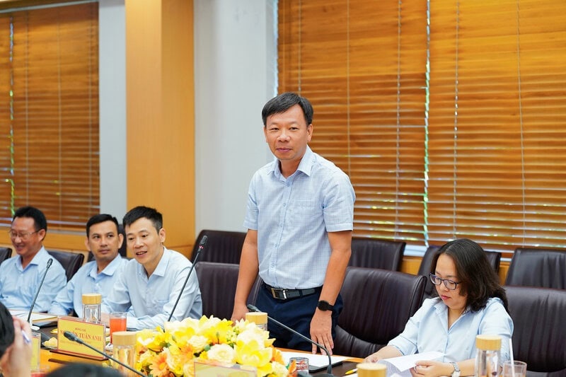 Đồng chí Nguyễn Tuấn Anh – Phó Tổng Giám đốc PVCFC phát biểu tại buổi làm việc Đồng chí Nguyễn Tuấn Anh – Phó Tổng Giám đốc PVCFC phát biểu tại buổi làm việc