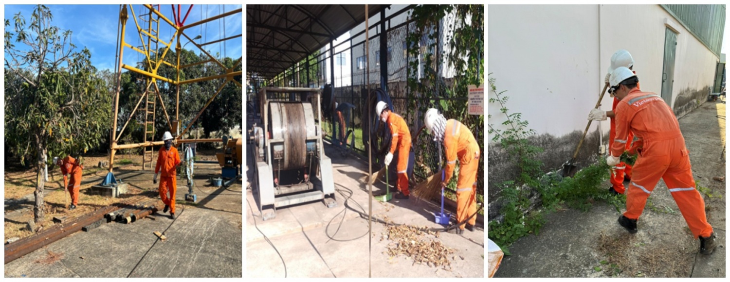 XN Địa vật lý giếng khoan hưởng ứng Tháng hành động về ATVSLĐ, Tháng Công nhân 2024 Xí nghiệp Địa vật lý giếng khoan hưởng ứng Tháng hành động về ATVSLĐ, Tháng Công nhân 2024