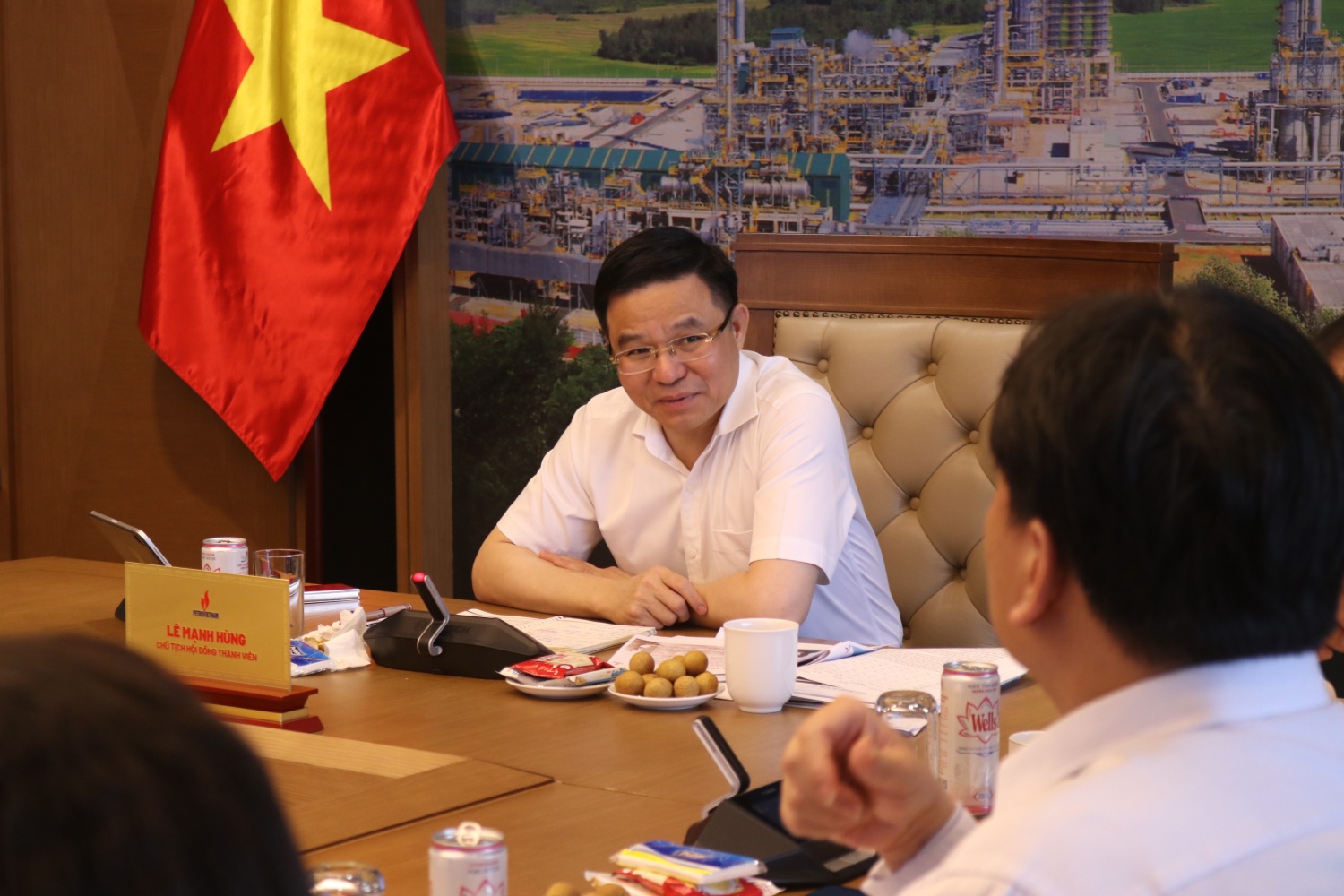 Chủ tịch HĐTV Petrovietnam Lê Mạnh Hùng làm việc với PV Drilling về chiến lược, kế hoạch dài hạn Chủ tịch HĐTV Petrovietnam Lê Mạnh Hùng làm việc với PV Drilling về chiến lược, kế hoạch dài hạn