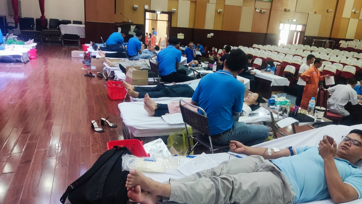 Đoàn thanh niên Nhà máy Đạm Phú Mỹ tổ chức hiến máu nhân đạo Đoàn Thanh niên Nhà máy Đạm Phú Mỹ tổ chức hiến máu nhân đạo
