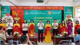 Khánh thành dự án cải tạo, sửa chữa trường THCS Mỹ Xá do PVFCCo tài trợ