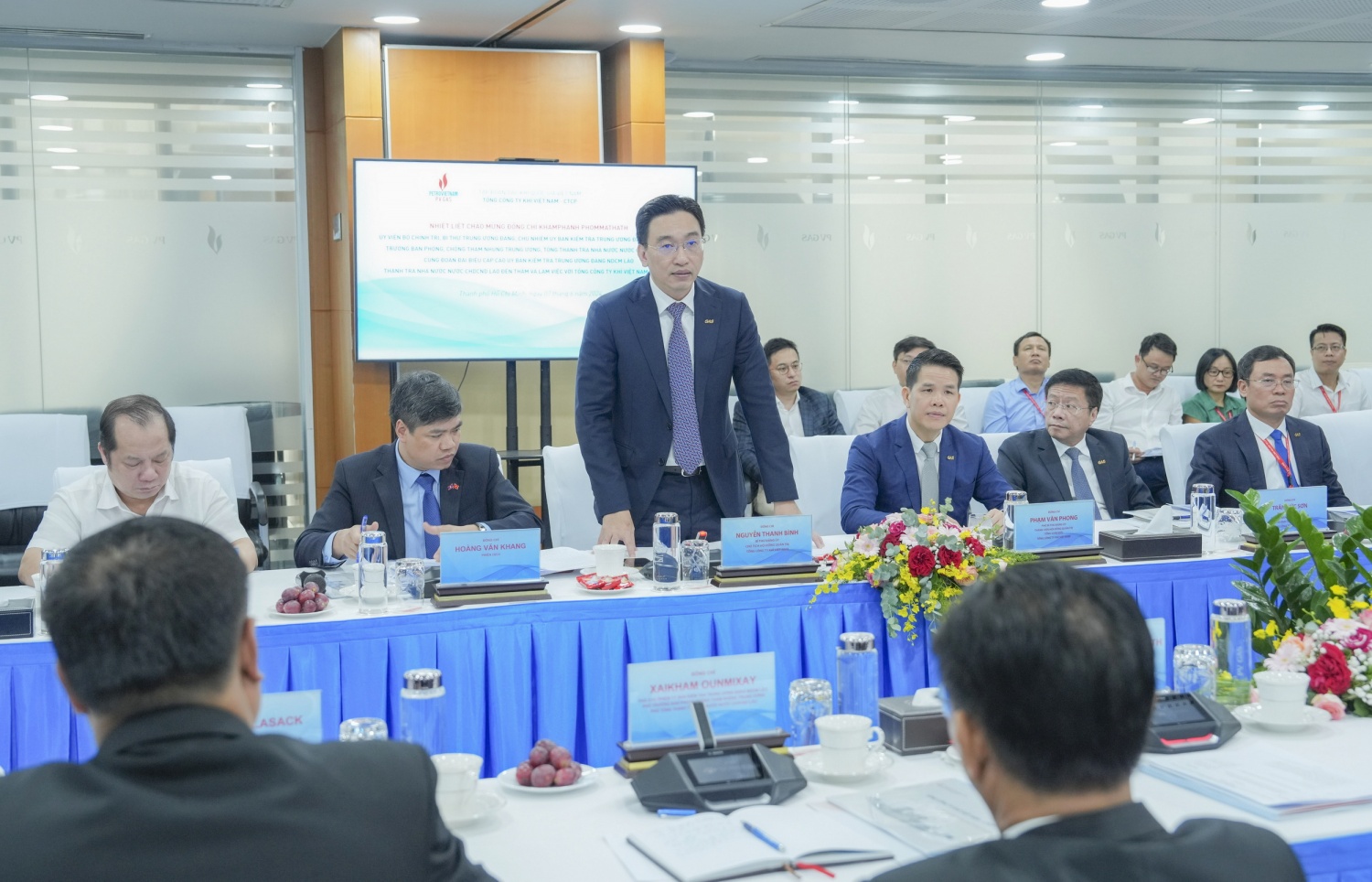 Ban Lãnh đạo PV GAS chào mừng Đoàn đến thăm và làm việc tại PV GAS Ban Lãnh đạo PV GAS chào mừng Đoàn đến thăm và làm việc tại PV GAS