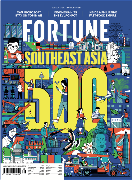 Tạp chí Fortune lần đầu tiên công bố Bảng xếp hạng 500 doanh nghiệp lớn nhất xét trên tiêu chí doanh thu cho năm tài chính 2023, dành riêng cho Đông Nam Á. Tạp chí Fortune lần đầu tiên công bố Bảng xếp hạng 500 doanh nghiệp lớn nhất xét trên tiêu chí doanh thu cho năm tài chính 2023, dành riêng cho Đông Nam Á.