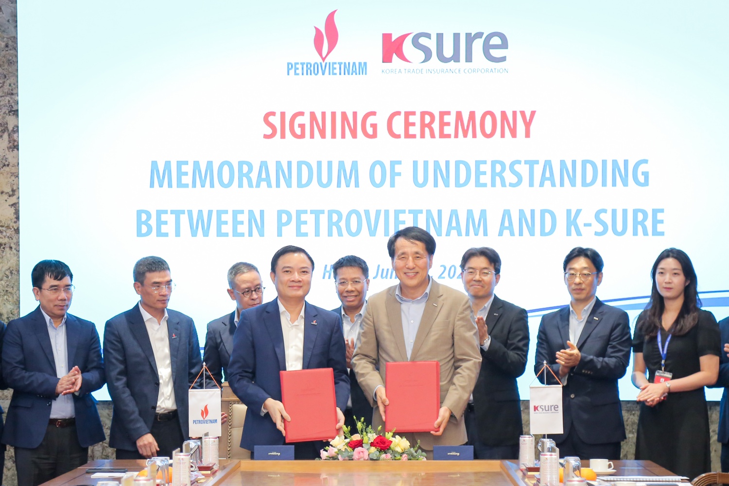 Petrovietnam ký kết Biên bản ghi nhớ với Tổ chức Bảo hiểm Thương mại Hàn Quốc (K-SURE)