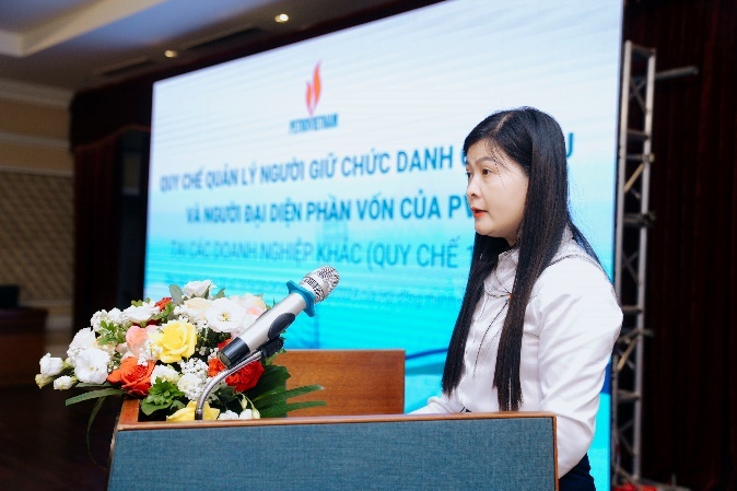 Petrovietnam tổ chức tập huấn phổ biến quy chế quản lý người giữ chức danh, chức vụ và người đại diện phần vốn của Tập đoàn tại các doanh nghiệp khác Petrovietnam tổ chức tập huấn phổ biến quy chế quản lý người giữ chức danh, chức vụ và người đại diện phần vốn của Tập đoàn tại các doanh nghiệp khác