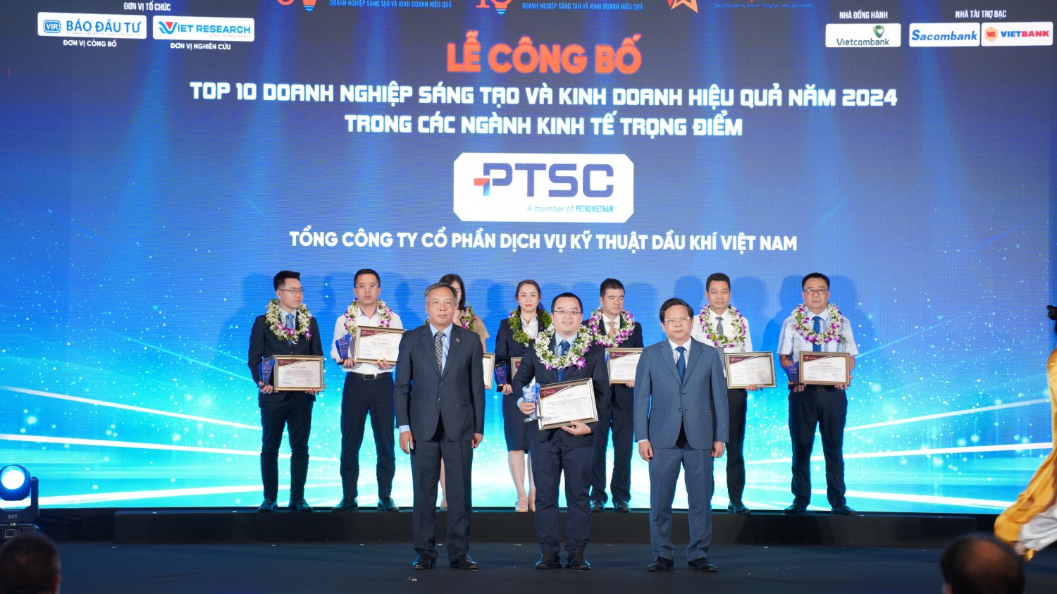 Petrovietnam được vinh danh Top đầu các doanh nghiệp Sáng tạo và Kinh doanh hiệu quả Việt Nam 2024