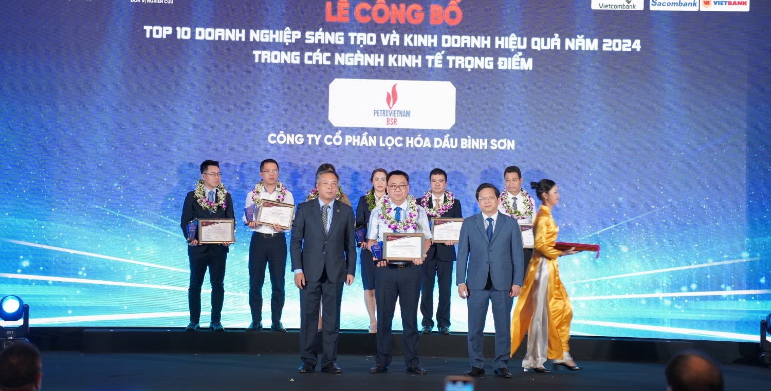 Petrovietnam được vinh danh Top đầu các doanh nghiệp Sáng tạo và Kinh doanh hiệu quả Việt Nam 2024