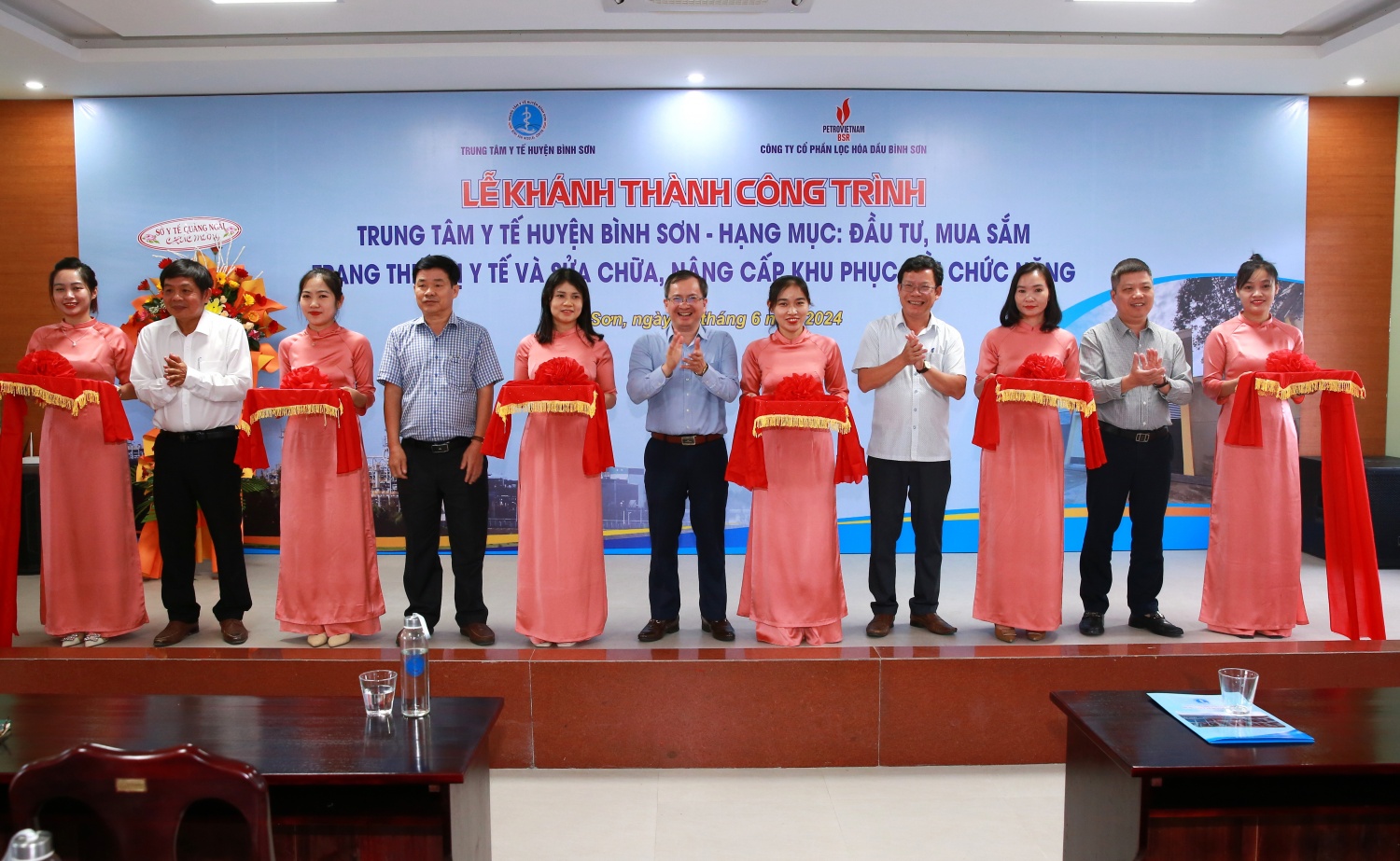 BSR khánh thành khu phục hồi chức năng Trung tâm Y tế huyện Bình Sơn BSR khánh thành khu phục hồi chức năng Trung tâm Y tế huyện Bình Sơn
