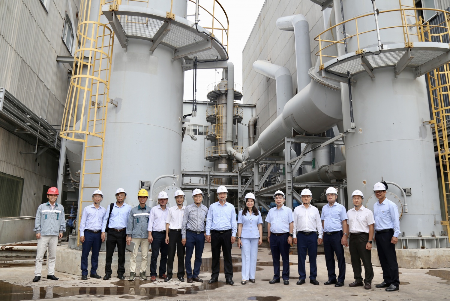 Đoàn công tác Petrovietnam làm việc tại Công ty Phân bón Hàn Việt Đoàn công tác Petrovietnam làm việc tại Công ty Phân bón Hàn Việt