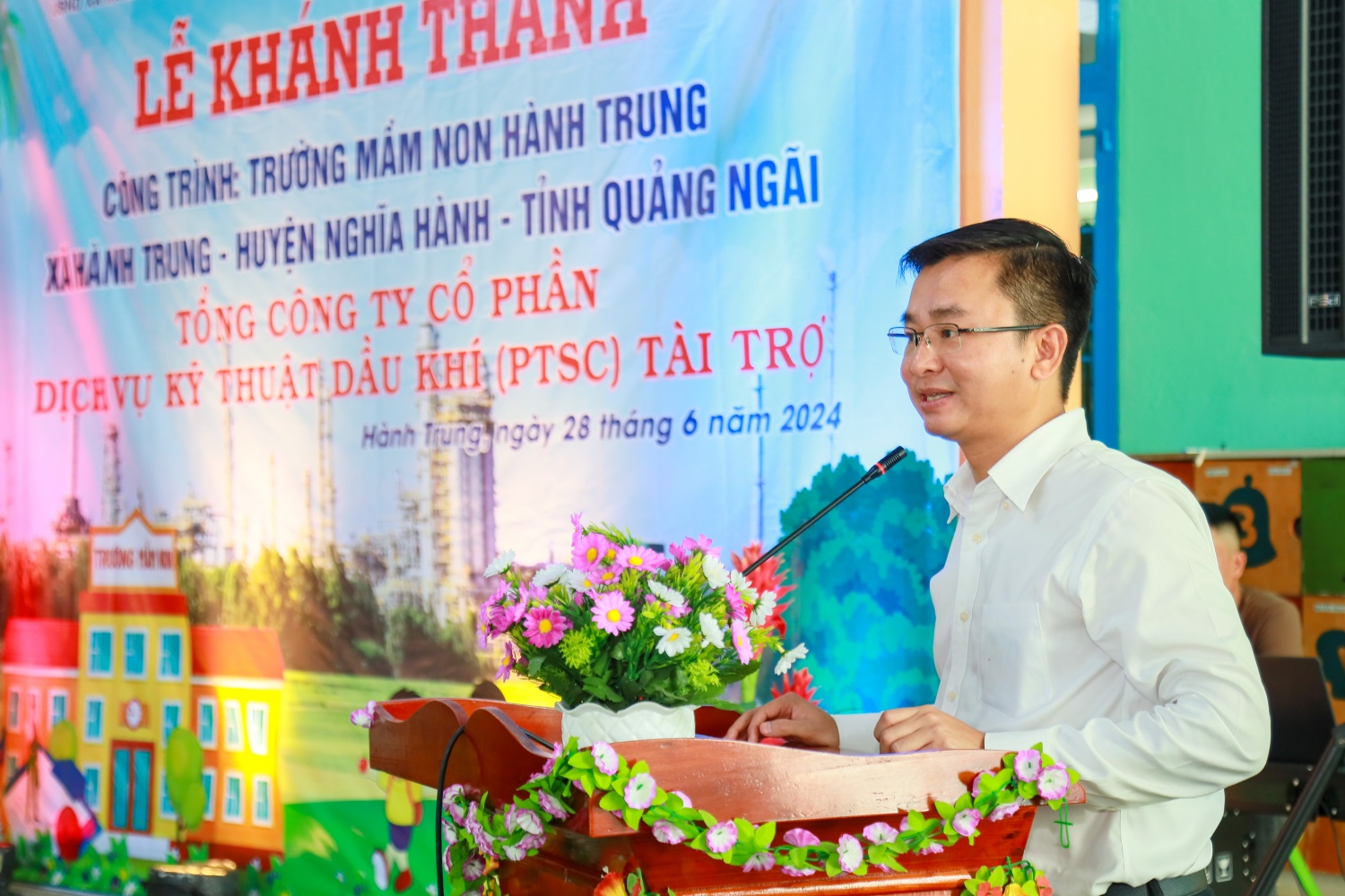 PTSC tài trợ 5 tỷ đồng xây dựng Trường Mầm non tại Quảng Ngãi PTSC tài trợ 5 tỷ đồng xây dựng Trường Mầm non tại Quảng Ngãi