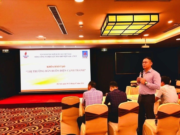 CBCNV PV Power tham gia khóa đào tạo “Thị trường bán buôn điện cạnh tranh” PVTS tổ chức khóa đào tạo về “Thị trường bán buôn điện cạnh tranh” cho PV Power