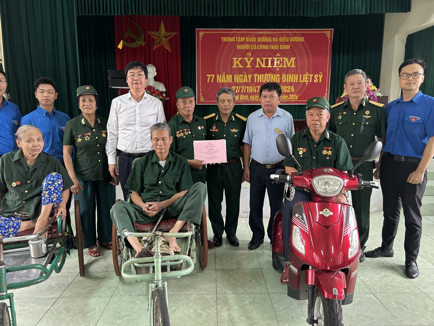 Đoàn công tác Petrovietnam thăm hỏi, tri ân các thương, bệnh binh tại Thái Bình, Hà Nam, Phú Thọ Đoàn công tác Petrovietnam tri ân các thương bệnh binh
