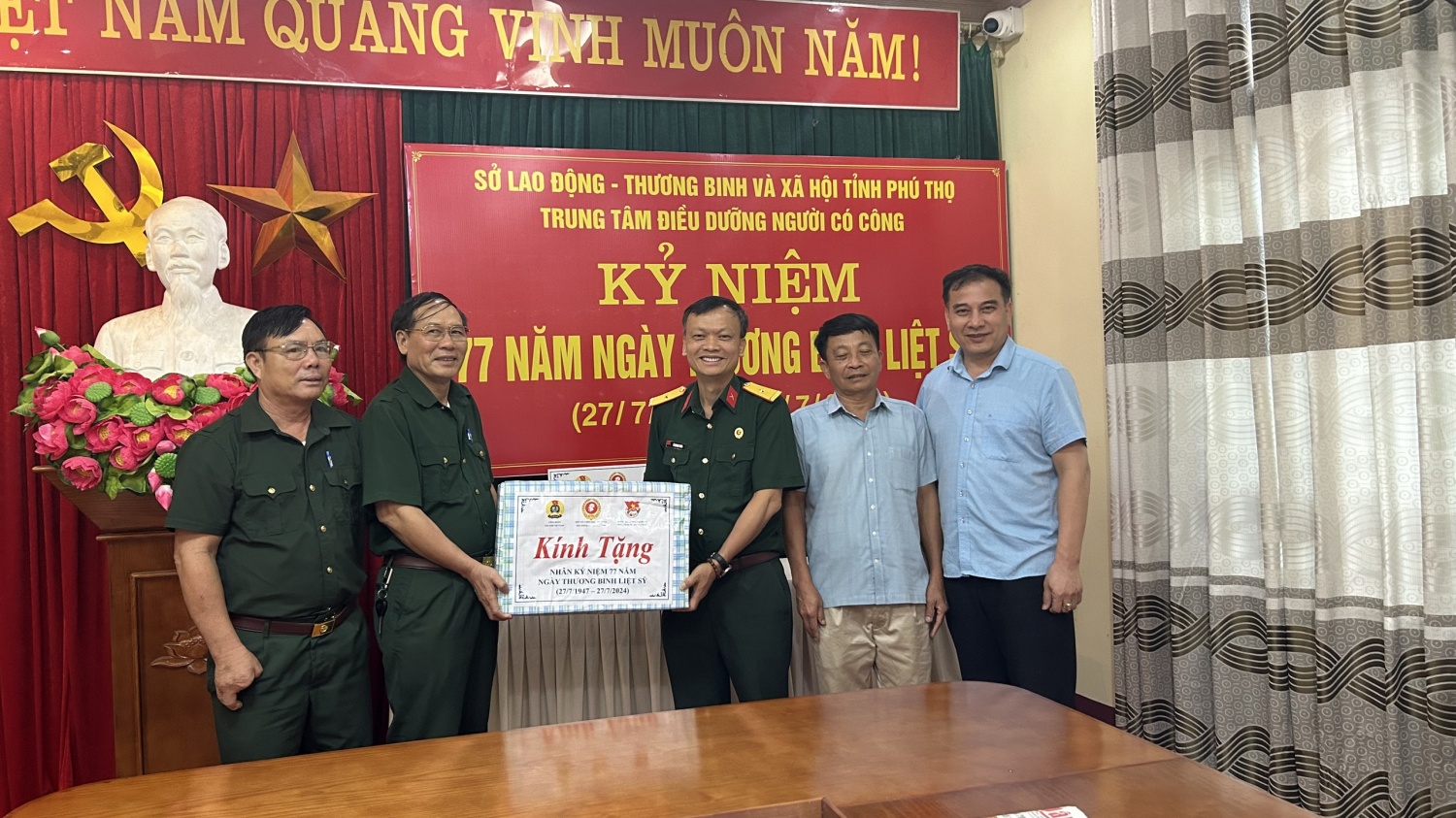 Đoàn công tác Petrovietnam thăm hỏi, tri ân các thương, bệnh binh tại Thái Bình, Hà Nam, Phú Thọ Đoàn công tác Petrovietnam tri ân các thương bệnh binh
