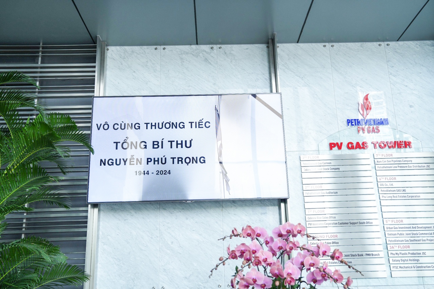 Ngành Dầu khí tưởng nhớ Tổng Bí thư Nguyễn Phú Trọng Ngành Dầu khí tưởng nhớ Tổng Bí thư Nguyễn Phú Trọng