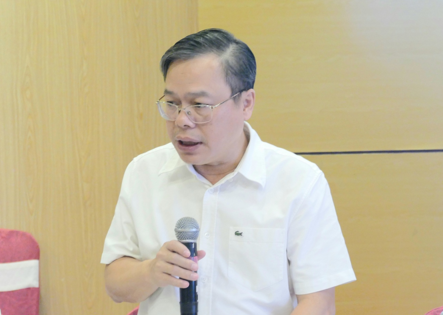Ông Nguyễn Anh Minh - Tổng Giám đốc DQS phát biểu tại buổi làm việc Ông Nguyễn Anh Minh - Tổng Giám đốc DQS phát biểu tại buổi làm việc