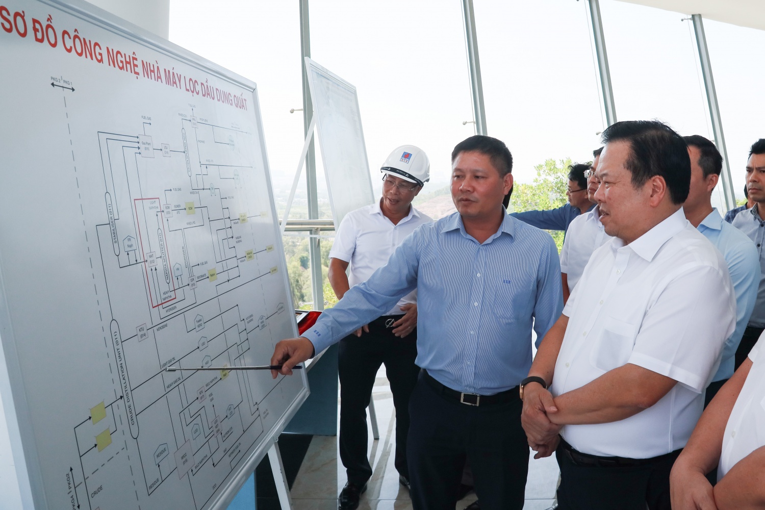 Đoàn công tác của UBQLVNN thăm NMLD Dung Quất. Đoàn công tác của UBQLVNN thăm NMLD Dung Quất.