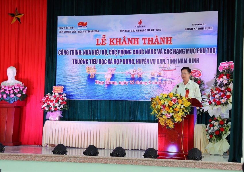 Khánh thành công trình an sinh xã hội do Vietsovpetro tài trợ Khánh thành các công trình an sinh xã hội do Vietsovpetro tài trợ