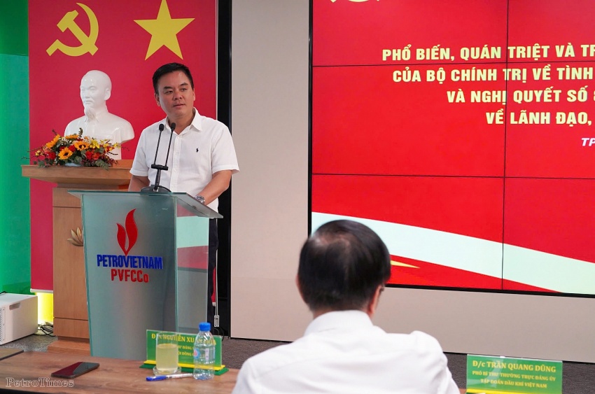 Đảng ủy PVFCCo quán triệt và triển khai Kết luận 76-KL/TW: Tạo động lực phát triển bền vững Đảng ủy PVFCCo quán triệt và triển khai Kết luận 76-KL/TW: Tạo động lực phát triển bền vững