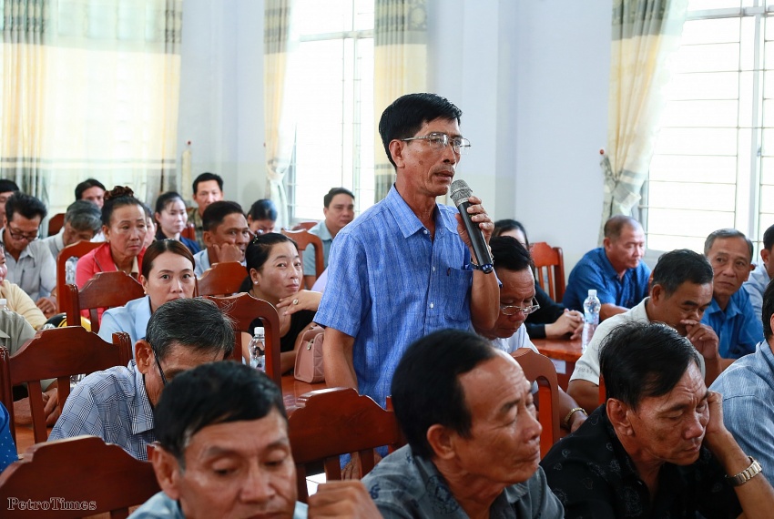 Đồng chí Lê Mạnh Hùng tiếp xúc cử tri xã Nguyễn Phích trước Kỳ họp thứ 8, Quốc hội khóa XV