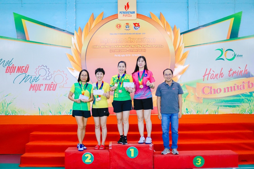 Hội thao PVFCCo lần thứ XVI – 2024: Sân chơi thể thao sôi nổi, tăng cường đoàn kết Hội thao PVFCCo lần thứ XVI – 2024: Sân chơi thể thao sôi nổi, tăng cường đoàn kết