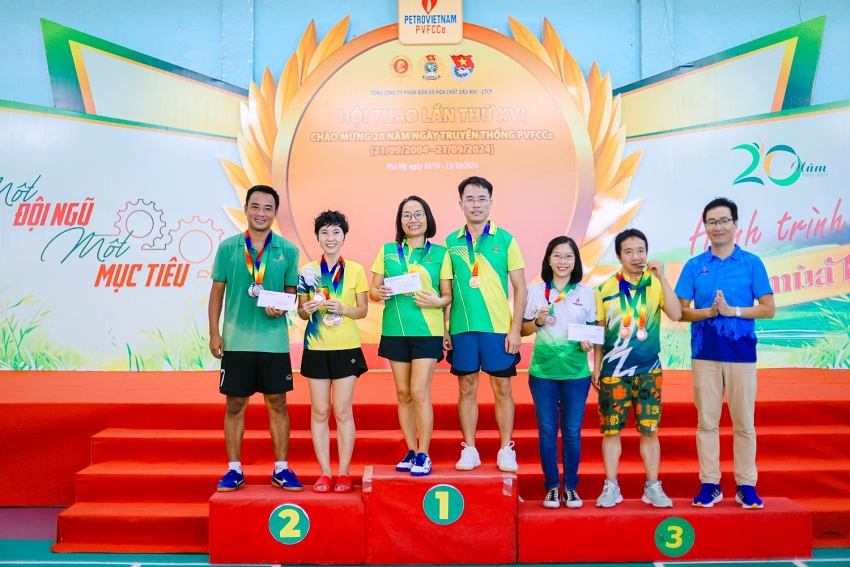 Hội thao PVFCCo lần thứ XVI – 2024: Sân chơi thể thao sôi nổi, tăng cường đoàn kết Hội thao PVFCCo lần thứ XVI – 2024: Sân chơi thể thao sôi nổi, tăng cường đoàn kết