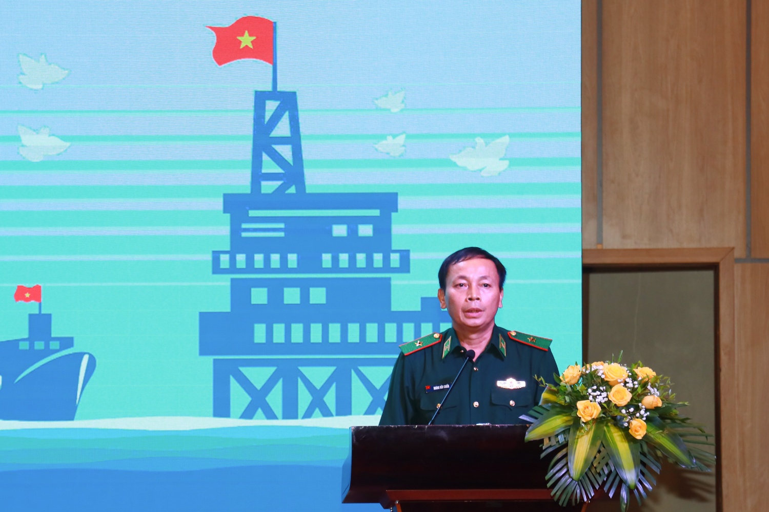 Thiếu tướng Hoàng Hữu Chiến – Phó Tư lệnh, Tham mưu trưởng BĐBP phát biểu kết luận hội nghị. Thiếu tướng Hoàng Hữu Chiến – Phó Tư lệnh, Tham mưu trưởng BĐBP phát biểu kết luận hội nghị.