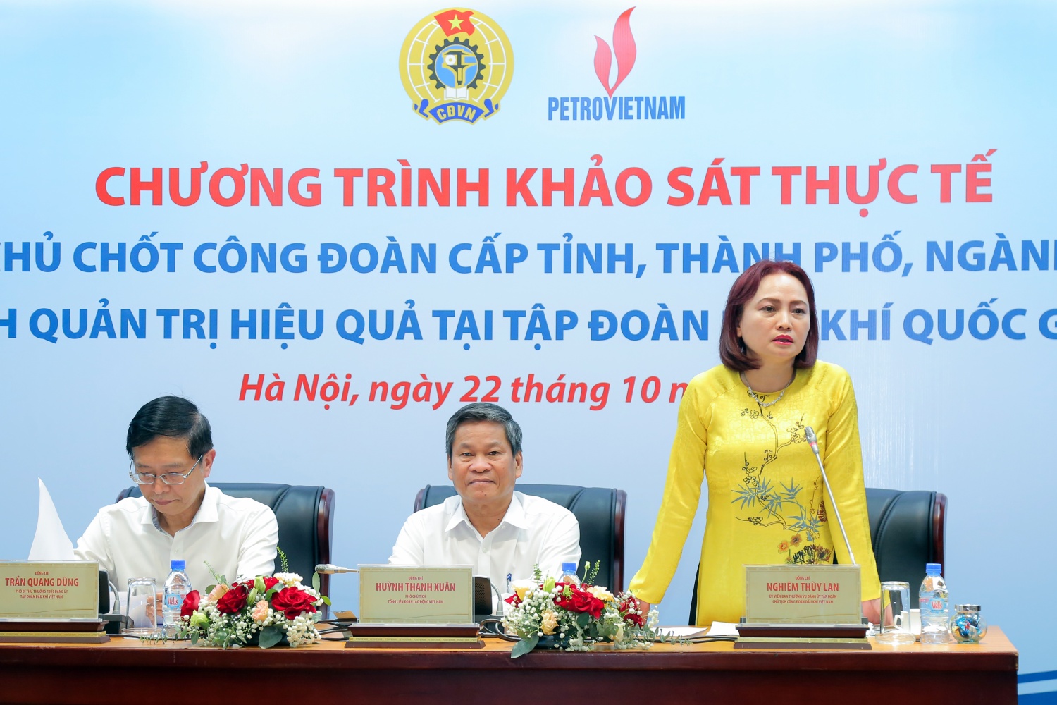 Lớp cán bộ chủ chốt công đoàn cấp tỉnh, thành phố, ngành Trung ương khảo sát, học tập mô hình quản trị tại Petrovietnam Lớp cán bộ chủ chốt công đoàn cấp tỉnh, thành phố, ngành Trung ương khảo sát thực tế tại Petrovietnam