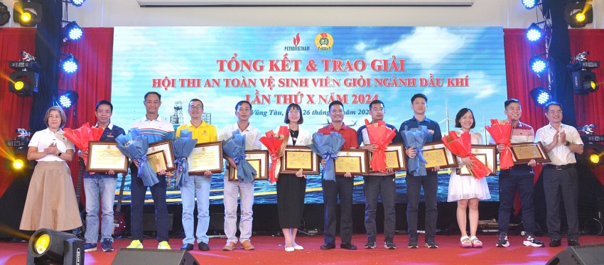 Bế mạc Hội thi An toàn vệ sinh viên giỏi ngành Dầu khí lần thứ X năm 2024 Bế mạc Hội thi An toàn vệ sinh viên giỏi ngành Dầu khí lần thứ X năm 2024