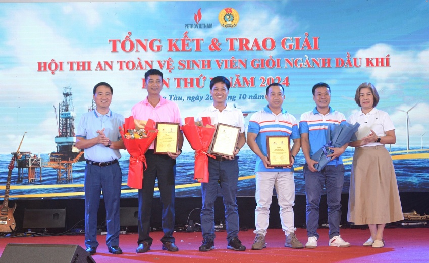Bế mạc Hội thi An toàn vệ sinh viên giỏi ngành Dầu khí lần thứ X năm 2024 Bế mạc Hội thi An toàn vệ sinh viên giỏi ngành Dầu khí lần thứ X năm 2024