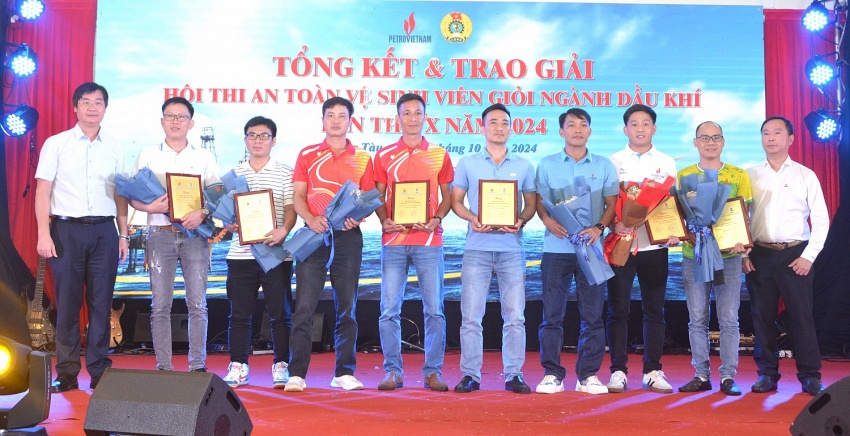 Bế mạc Hội thi An toàn vệ sinh viên giỏi ngành Dầu khí lần thứ X năm 2024 Bế mạc Hội thi An toàn vệ sinh viên giỏi ngành Dầu khí lần thứ X năm 2024
