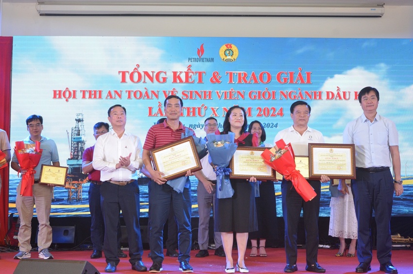 Bế mạc Hội thi An toàn vệ sinh viên giỏi ngành Dầu khí lần thứ X năm 2024 Bế mạc Hội thi An toàn vệ sinh viên giỏi ngành Dầu khí lần thứ X năm 2024