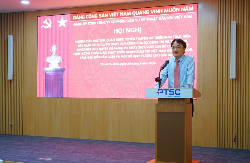 Đảng ủy PTSC quán triệt, triển khai thực hiện Kết luận số 76-KL/TW Đảng ủy PTSC quán triệt, triển khai thực hiện Kết luận số 76-KL/TW