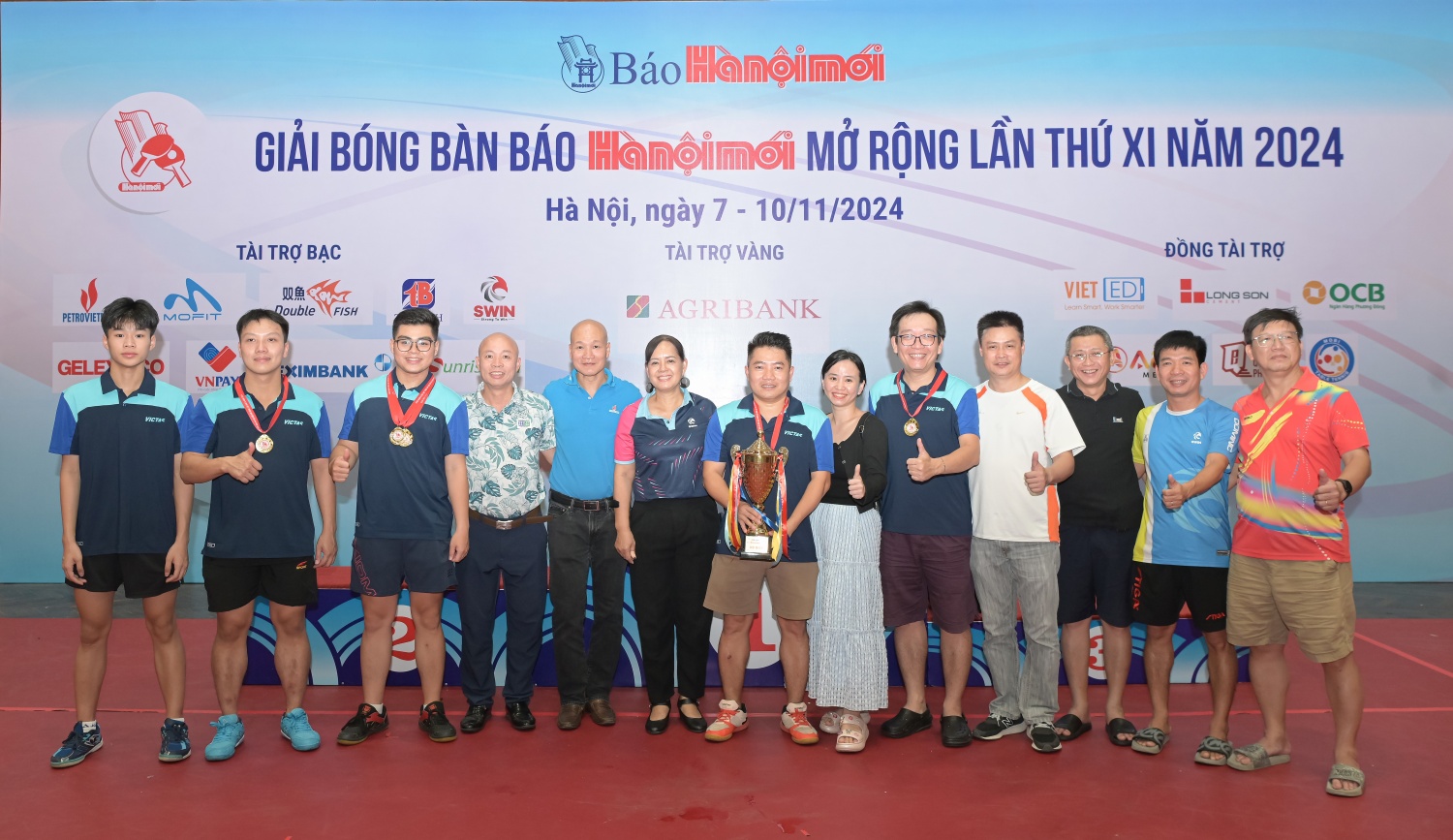 Petrovietnam vô địch nội dung đồng đội và đơn nam Giải bóng bàn Báo Hà Nội Mới mở rộng 2024 Petrovietnam vô địch nội dung đồng đội và đơn nam Giải bóng bàn Báo Hà Nội Mới mở rộng 2024