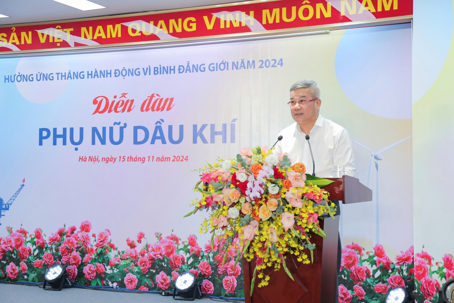 Tập đoàn và CĐ DKVN tổ chức Hội nghị Vì sự tiến bộ Phụ nữ và công tác Nữ công năm 2024 Tập đoàn và CĐ DKVN tổ chức Hội nghị Vì sự tiến bộ Phụ nữ và công tác Nữ công năm 2024