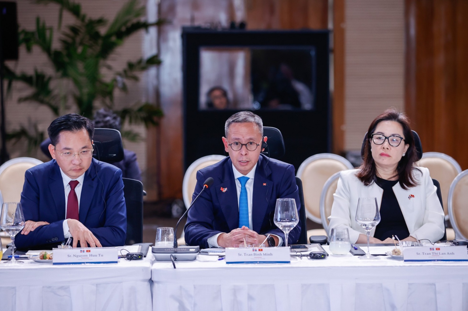 phát biểu tại tọa đàm - Ảnh: VGP Việt Nam và Dominica sẽ triển khai hợp tác, đầu tư trong lĩnh vực dầu khí - năng lượng