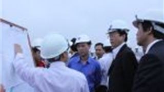 Tổng Giám đốc Petrovietnam thăm và làm việc tại dự án Nhà máy Nhiệt điện Thái Bình 2 